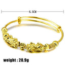 Retro Bangle Ethnic Style Brass Sweet Bracelet Luxury Gifts Birthday Jewelry