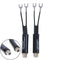 2Pcs UHF/VHF/FM/TV F cable75-300Ohm balun antenna matching transformer adapte ME