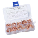 120 Pieces M6 M8 M10 M12 M14 M16 M18 M20 Copper Washers Flat Ring 8 Sizes