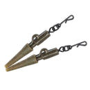 60x Fishing Tackle Carp Lead Clips Tail Cones Quick M6Q9 Snap Hot Change Sw C4Y7