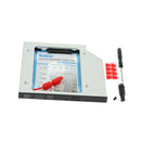 8.9-9.5mm Thick SATA SSD HDD Hard Disk Caddy Tray All Aluminium Hard Drive Case