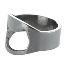 2x stainless steel finger ring bottle opener beer bottle opener