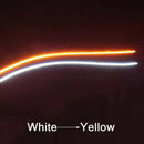 2x45cm DRL Flexible LED Strip Daytime Running Lights Tube Turn SignalLightLampR6