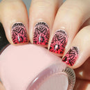 1pcs DIY Manicure Template Nail Art Image Stamping Mandala Print Plate Stamper