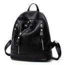Women Backpack Fashion Casual PU Leather Ladies Teenager Girl School Bags A