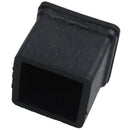 20 mm x 20 mm, black, square, rubber foot pad for chair or table, 4 pieces X1K9