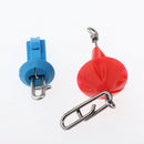 10 Pieces Impact Bait Fishing Release Clips Fishhook Remover Bait Locking Blue &