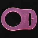 Silicone pacifier clip Ring Tie of Random Color