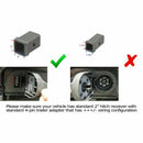2 Inch Trailer Truck Hitch Towing Receiver Cover Smoked Lens 15 LED Brake L