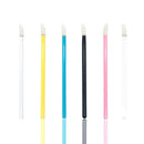 Disposable Lip Brushes with Flocked Tip Applicator, 300 Pcs,6 Colors