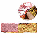 Sequin Headbands Mermaid Reversible Sequins Headband Elastic Stretch Sparkl R1F5