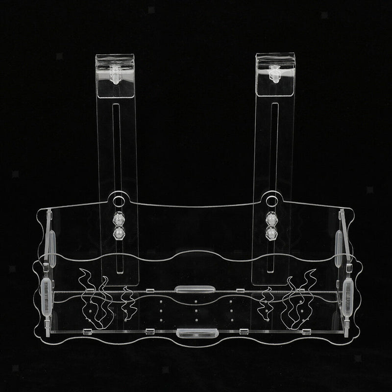 Acrylic Aquatic Plant Cup Pot Holder Aquarium Tank Live Plant Glass Pot