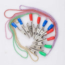 New Pro Napkin Holder Dental Lab Bib Crocodile Clip Flexible Metal Ball Chain