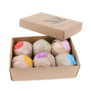 6pcs Natural Bath Balls Salt Essential Oil Balls Moisturize Dry Skin Homemade