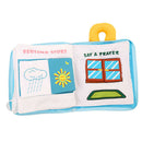 Cute 12 Pages Baby Early Learning Educational Book Goodnight Bear Cloth Books