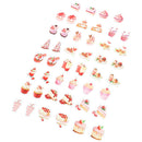 46pcs Cute strawberry dessert DIY Diary Craft Stickers Scrapbooking decor 3c