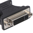 24+5Pin DVI Female to 15Pin VGA Male Cable Extender Adapter  For HDTV  a_J Gw