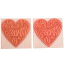 Wooden Rubber Love Heart Stamp For Diary Scrapbooking Card Making DIY Craftã€LJ