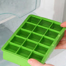 DIY Creative Big Ice Square Mold Square Shape Silicone Ice Tray Fruit Ice S B1E7