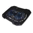 Black Case Fan Long Life Two Fan Quiet Computer Cooling Fan 17'' Notebook
