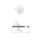 500mm T8 Lead Screw and Brass Nut (Acme Thread, 2mm Pitch, 4 Starts, 8mm Le