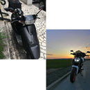 Motorcycle Mirrors Blue Glass 8mm 10mm Rear View Handlebar Side Mirror for