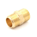 Metal Solid Brass 1/4" PT Male Thread Water Hose Pipe Straight Connector Gw