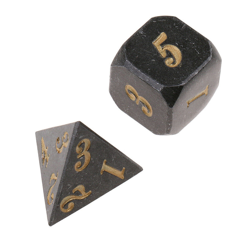 7pcs Zinc Alloy 14mm/0.55'' Dices Set for Dungeons &Dragons RPG MTG Games