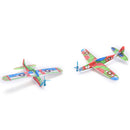 12X/Set Foam Glider Prop Flying Gliders Plane Aeroplane Children DIY TOCA