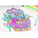 200Pc Fluorescence Neon Gel Pen Refills Coloring Drawing Craft Markers Pen 0.8mm