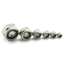 150Pcs 304 Stainless Steel Lock Nut Assortment Kit For Hardware Accessories