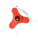 Universal Fit Trimmer Head ABS M10 x 1.25 Grass Brush Head Cutting Lawn Mower