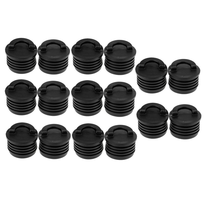 16 PIECE MARINE BOAT SCUPPER STOPPER BUNGS PLUGS FOR CANOE YACHT RAFT DINGHY