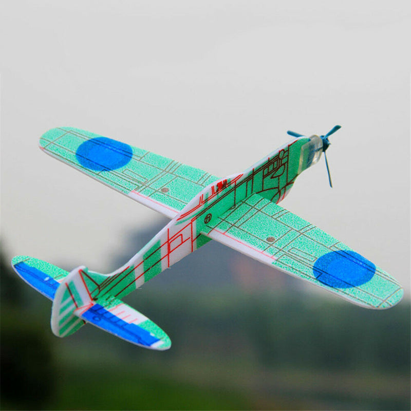 19cm Hand Throw Flying Glider Planes Foam Airplane Party Bag Fillers Kids Toys Z