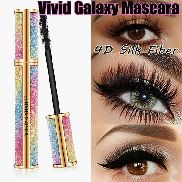Waterproof Vivid Galaxy 4D Silk Fiber Lashes Thick Lengthening Long LASTING AU^^