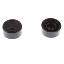 2 Pcs Footswitch Topper Guitar Effect Foot Nail Cap for Effects Pedal Black