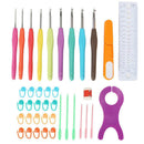 Portable Travel Crochet Hooks Sweater Sewing Needles Storage Tool Kit Bag