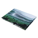 Rocky Waterfall Pond Runoff Scenic Nature Picture Wall Hanging Tapestry, Gr I9W1