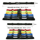 2 Pieces Universal Backpack Sternum Chest Strap Adjustable Belt Backpack