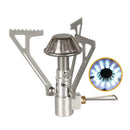 Gas Stove Burner Folding Stainless Steel Cooking Burner Outdoor Camping Pi STR