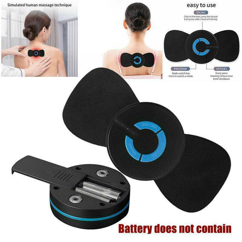 Portable Mini Electric Neck Massager Cervical Massage Stimulator Relief Pain ~