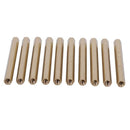 M3 x 50mm Female/Female Thread Brass Hex Standoff Spacer 10pcs