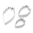 Stainless Steel Peony Flower Petal Fondant Cookie Cutter Set Metal Mould