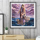 Full Drill Diamond Painting DIY Jesus Mosaic Rhinestone Picture Handicraft