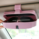 1 Pcs Universal Car Sunglasses Holder Glasses Case Storage  IO F Ew