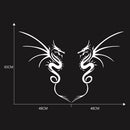 1 Pair Car Hood Bonnet Stickers Dragon Totem Vinyl Decals Graphics Auto Styling