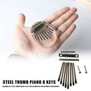 Kalimba Key Thumb Piano 8 Keys  for Kalimba DIY Replacement Part Accessory