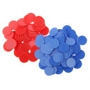 200 Pieces Plastic Poker Chips Bingo Markers Tokens for Party Casino oard Game