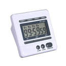 Digital Countdown Timer 4 Channel Count Up Down Kitchen Cooking Timer Clock H6R8