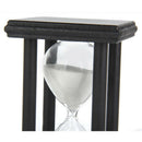 Wooden Hourglass Hourglass Hourglass Decorated Gift (White, 30 min)